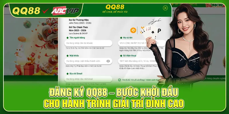 Đăng Ký QQ88 – Bước Khởi Đầu Cho Hành Trình Giải Trí Đỉnh Cao